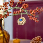 Fairmade Fairtrade voor Sjaal met Verhaal Sjaal met verhaal Hanger Pancakes bes blauw Fairmade Fairtrade handgemaakt in Nepal