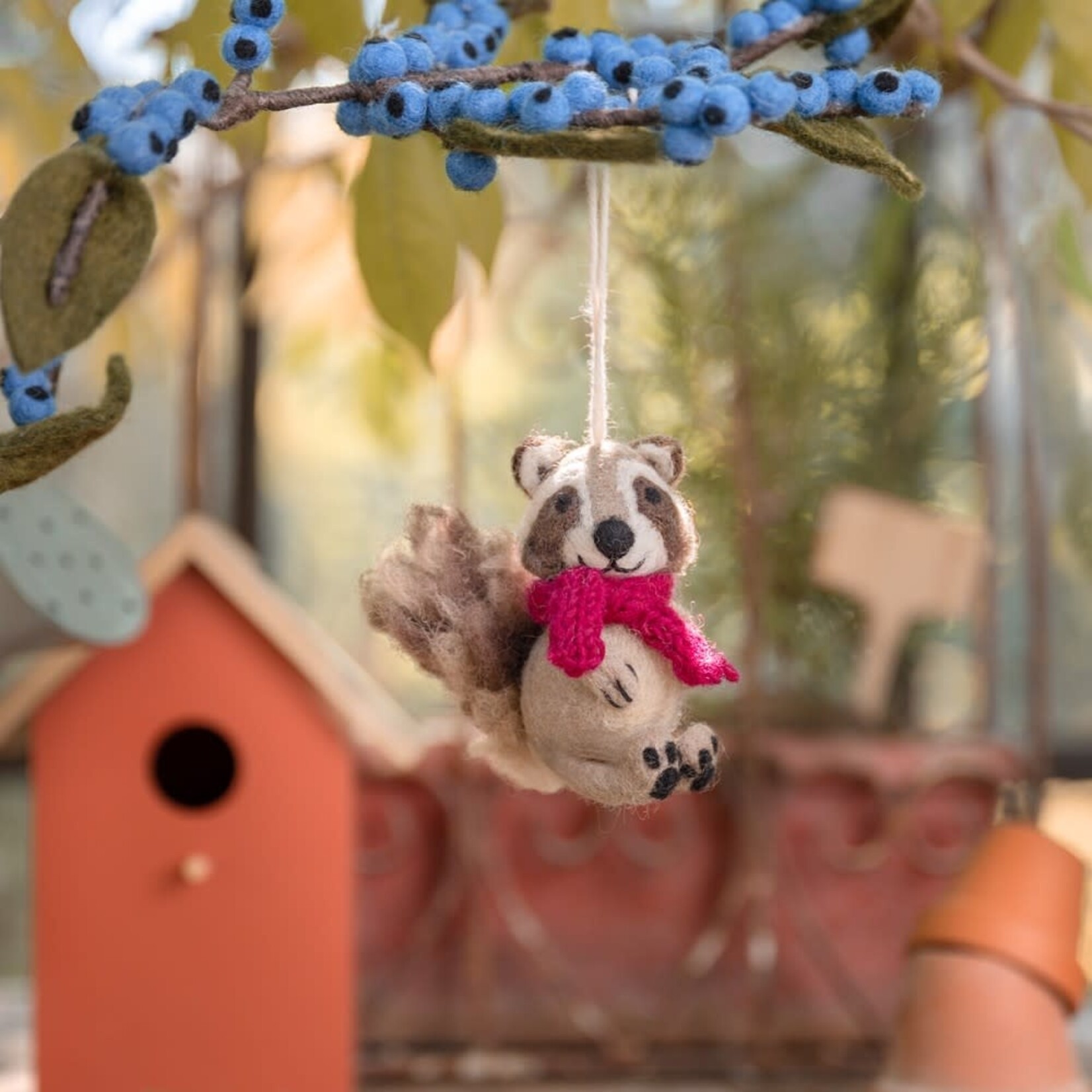 Fairmade Fairtrade voor Sjaal met Verhaal Sjaal met Verhaal 1 Hanger Wasbeer Indian Summer sjaal Fairmade Fairtrade handgemaakt in Nepal