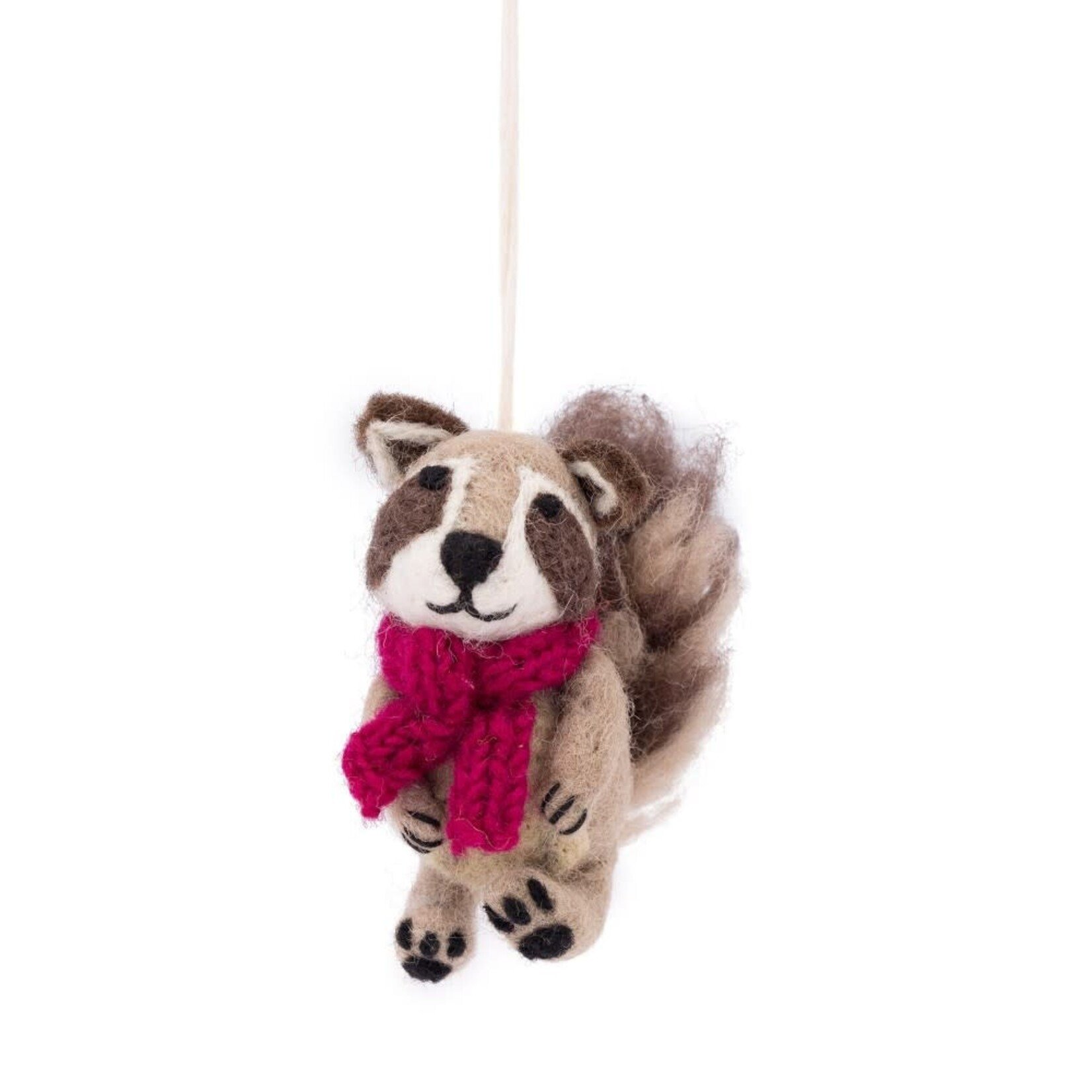 Fairmade Fairtrade Sjaal met Verhaal 1 Hanger Wasbeer Indian Summer sjaal Fairmade Fairtrade handgemaakt in Nepal