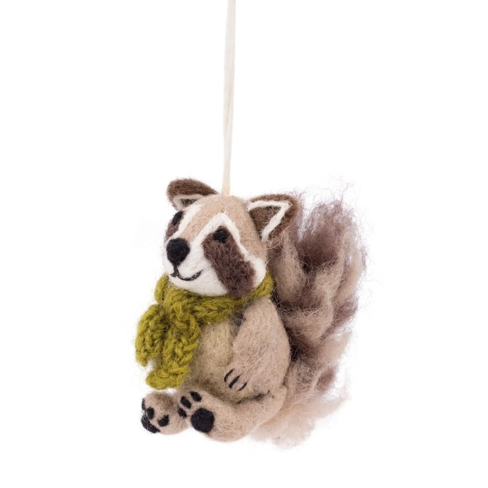 Sjaal met Verhaal Sjaal met Verhaal 1 Hanger Wasbeer Indian Summer sjaal Fairmade Fairtrade handgemaakt in Nepal