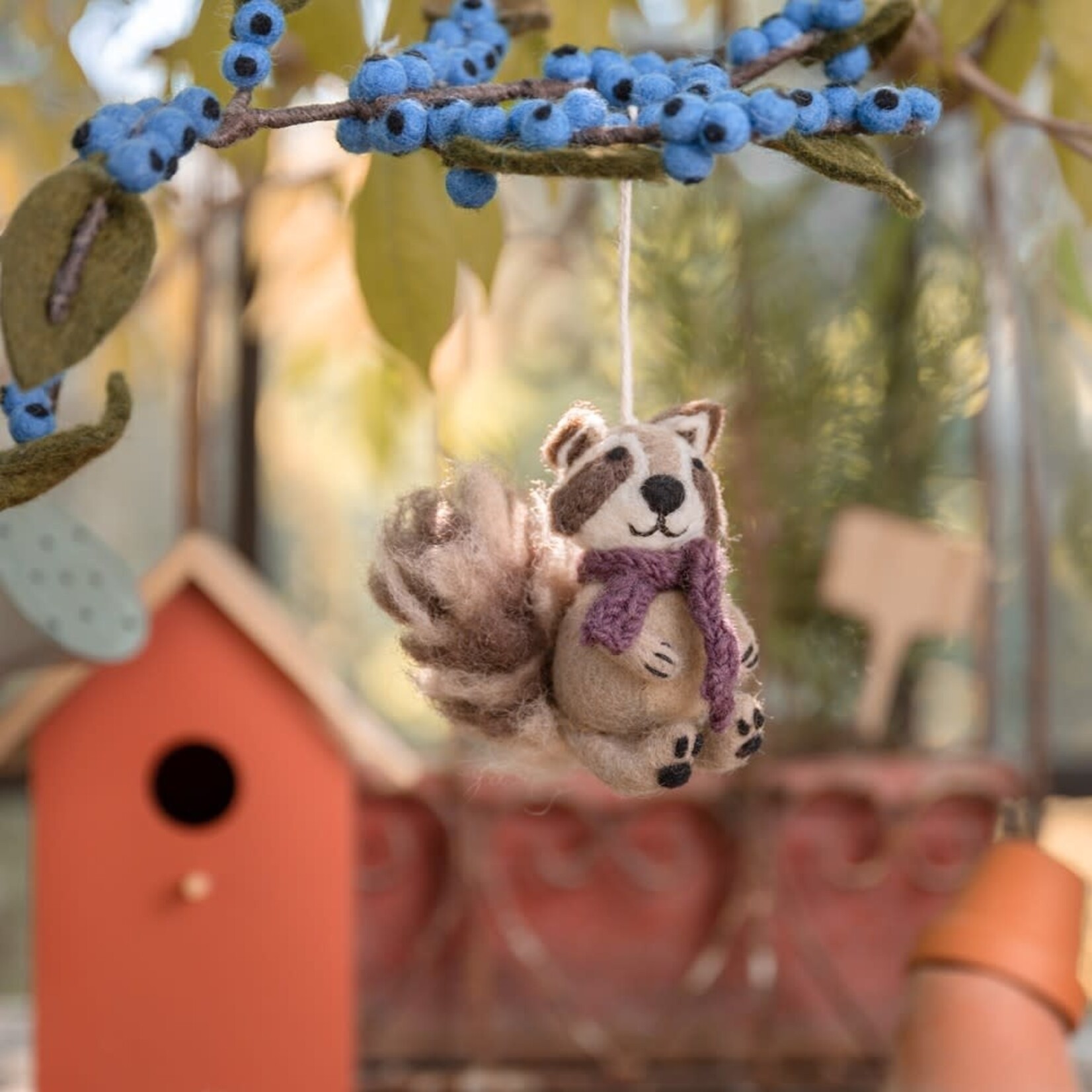 Fairmade Fairtrade voor Sjaal met Verhaal Sjaal met Verhaal 1 Hanger Wasbeer Indian Summer sjaal Fairmade Fairtrade handgemaakt in Nepal