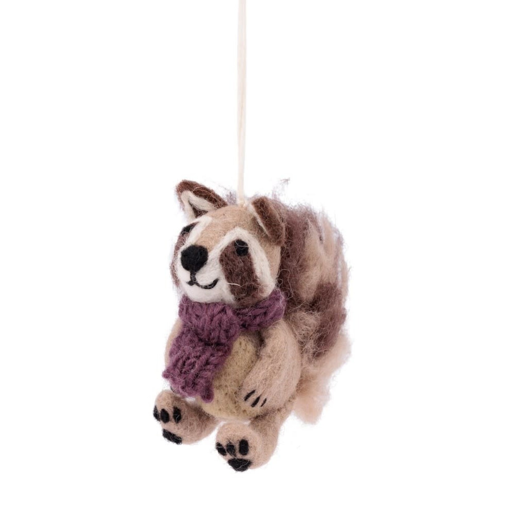 Sjaal met Verhaal Sjaal met Verhaal 1 Hanger Wasbeer Indian Summer sjaal Fairmade Fairtrade handgemaakt in Nepal