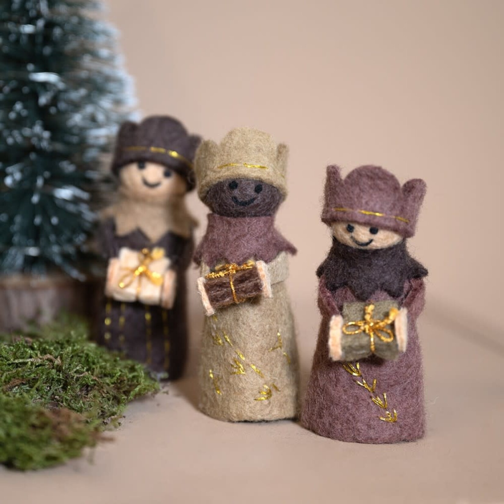 Fairmade Fairtrade voor Sjaal met Verhaal Sjaal met Verhaal Kerststal Bruin Fairmade Fairtrade handgemaakt in Nepal