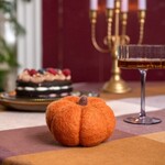 Fairmade Fairtrade voor Sjaal met Verhaal Sjaal met Verhaal Pompoen Large 11 x 8 cm Cognac Oranje