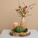 Fairmade Fairtrade voor Sjaal met Verhaal Sjaal met Verhaal Pompoen Large 11 x 8 cm Donker groen