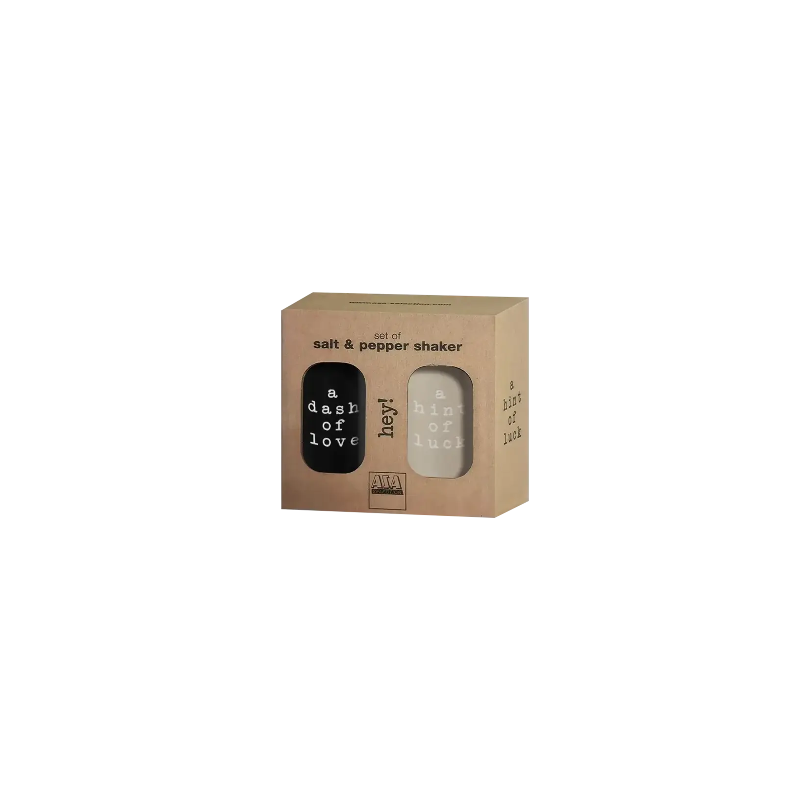 ASA Selection Asa Hey! Peperstrooier a Dash of Love en zoutstrooier a hint of Luck Asa 17390277