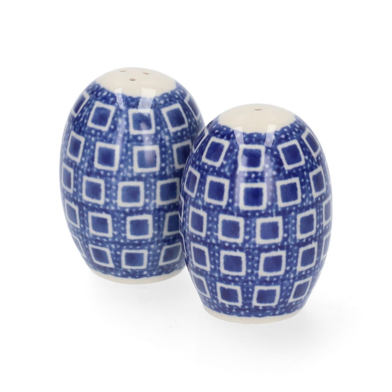 Bunzlau Castle Bunzlau Castle peper en zout strooier set Blue Diamond Bunzlau Castle 1776-2253