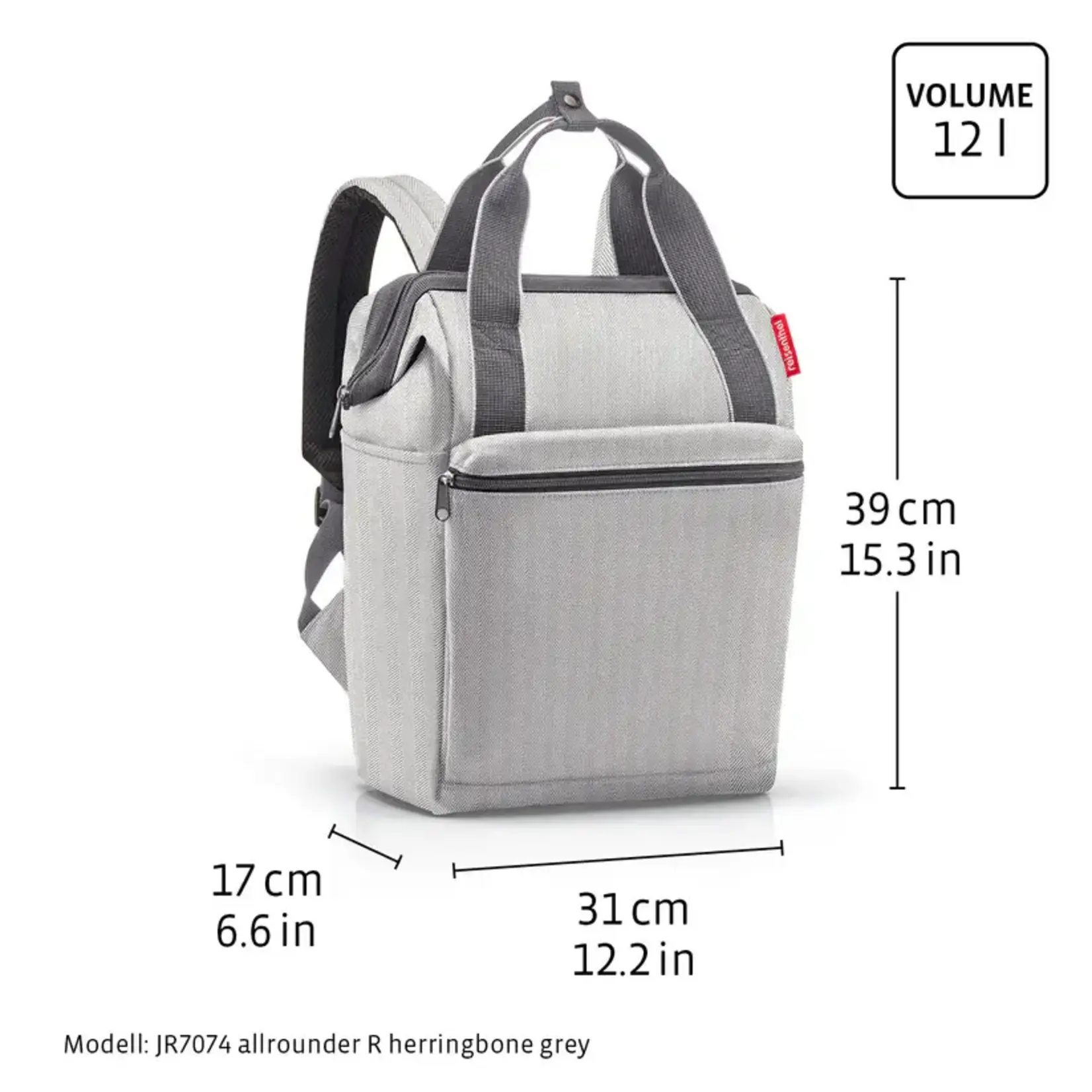 Reisenthel Reisenthel Allrounder R Smiley Grey Reisenthel Smiley Grey Reisenthel JR7085