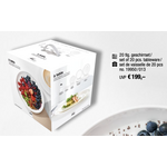 ASA Selection Asa a table 20 delige servies set, 4 cappuccino kop en 4 schotels, 4 dessertborden, 4 dinerborden, 4 pasta of soep of salade kommen Asa A table