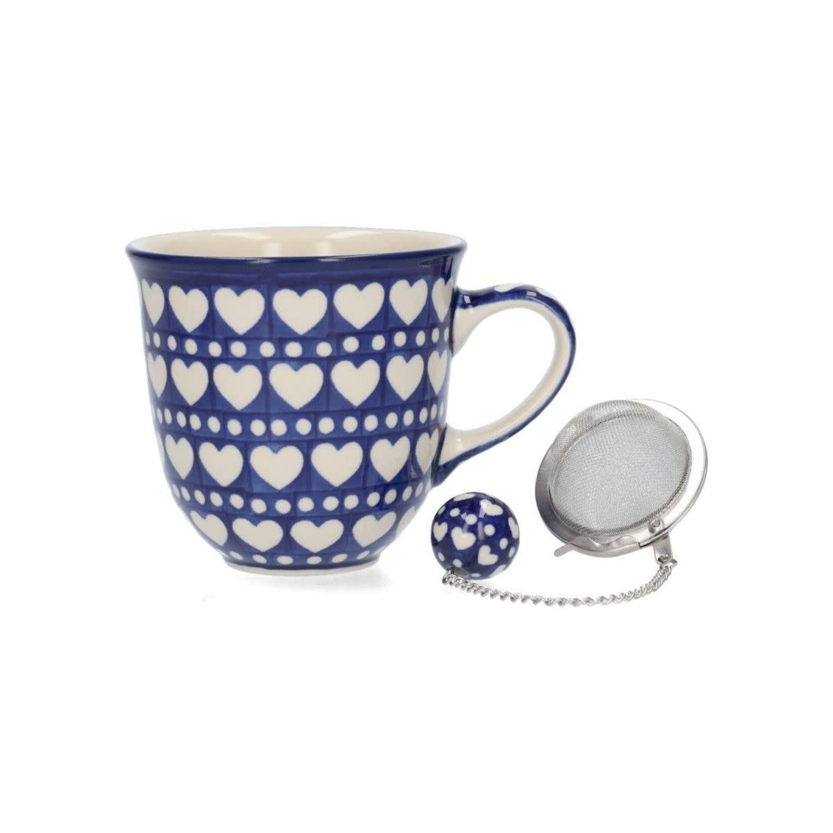 Bunzlau Castle Thee ei Bunzlau Castle Tea Ball Small thee ei Blue Valentine Bunzlau Castle 1000-0375E