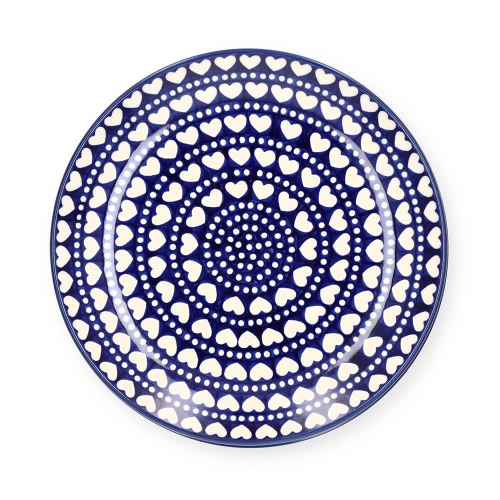 Bunzlau Castle Dinerbord Bunzlau Castle Plate bord 265 mm Blue Valentine Bunzlau Castle 1223-0375E
