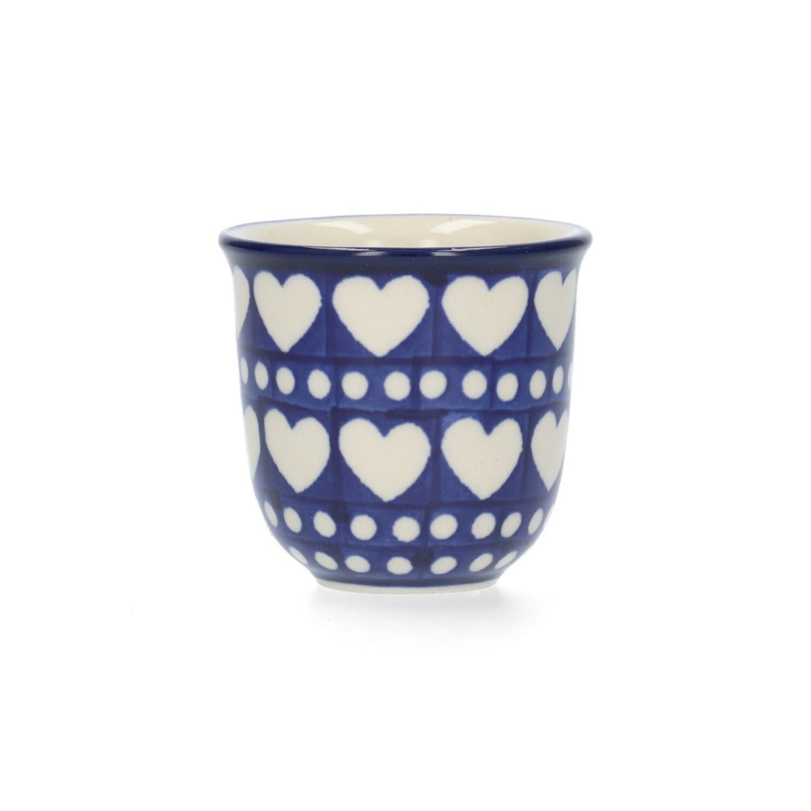 Bunzlau Castle Bunzlau Castle Mug Tulip 70 ml Blue Valentine Bunzlau Castle 1377-0375E
