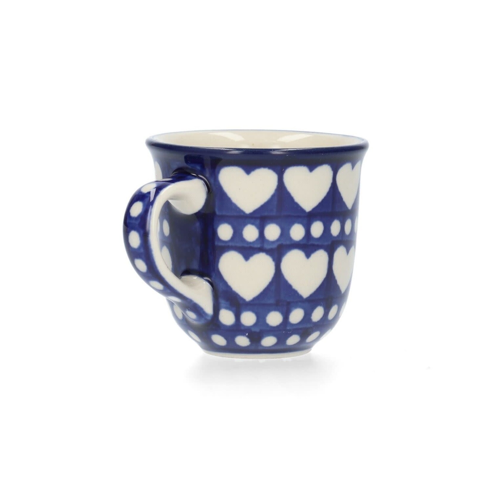 Bunzlau Castle Bunzlau Castle Mug Tulip 70 ml Blue Valentine Bunzlau Castle 1377-0375E