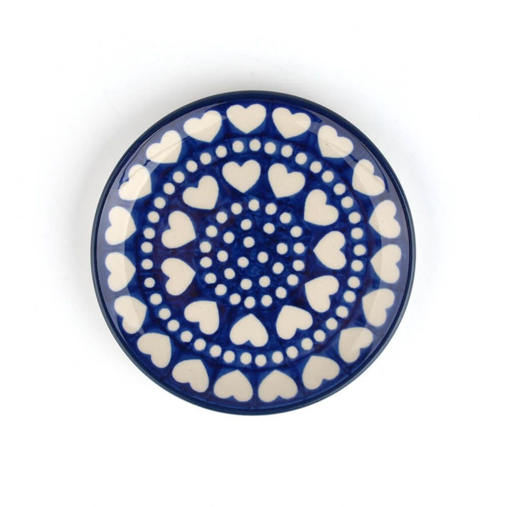 Bunzlau Castle Bunzlau Castle Petit four plate Ø 123 mm Blue Valentine Bunzlau Castle 2321-0375e