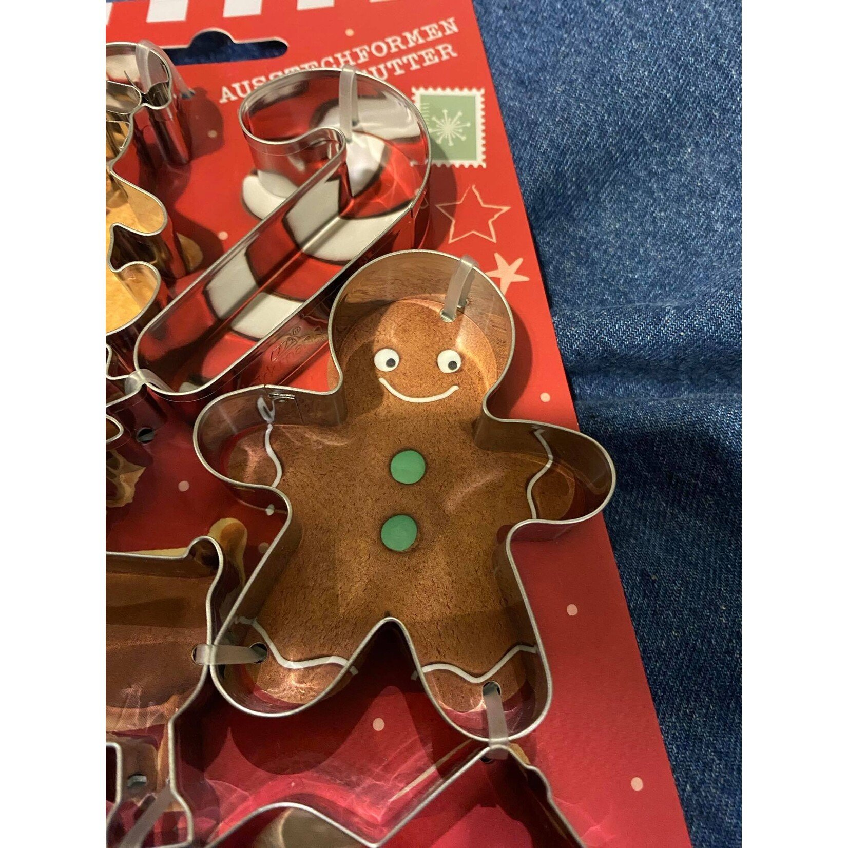 Birkmann set-5 koekjes uitstekers Dear Santa Birkmann 5 kerstkoekjes uitsteekvormpjes B152021