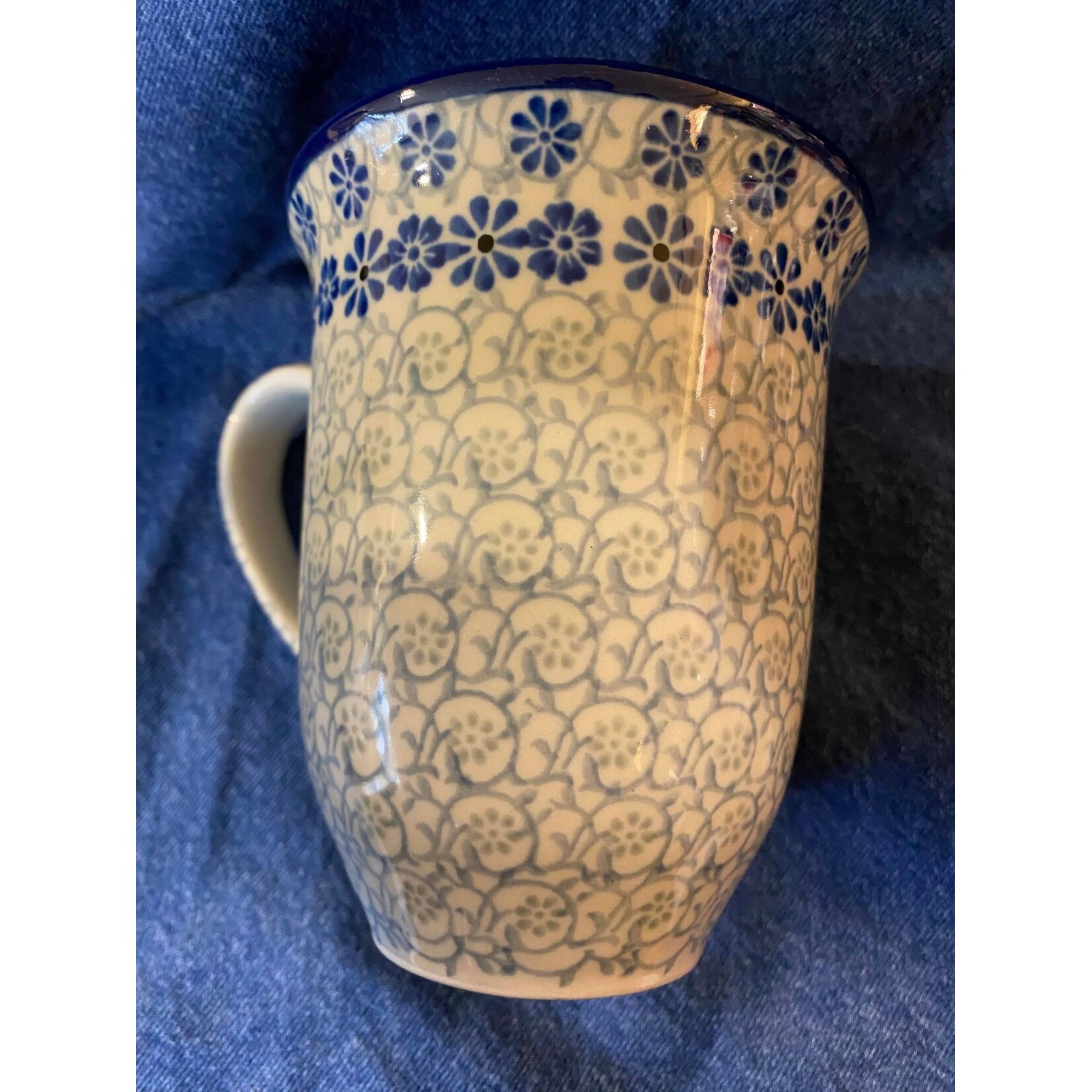 Bunzlau Castle Tulp mok 500 ml Bunzlau Castle Mug Tulip 500 ml Blue Fountain Bunzlau Castle 1826-2614