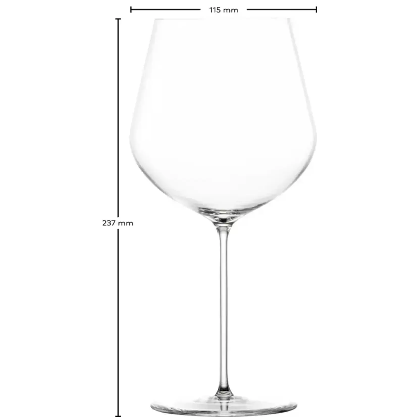 Zwiesel Collection Glas set-2 848 ml Bourgogne wijnglazen Zwiesel Glas Vuelo Bourgogne wijnglas Zwiesel Glas Vuelo 140