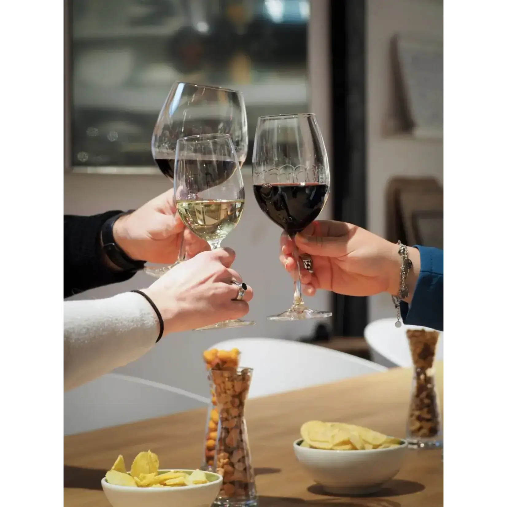 Zwiesel Collection Glas 18 delig set-6 wit-rood of water-bourgogne glazen Bodini Schott Zwiesel Bodini 3x6 glazen Zwiesel 123330