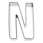 Birkmann 6 cm Koekjes uitsteker letter N Birkmann letter N koekjes uitsteker B196421