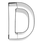 Birkmann 6 cm Koekjes uitsteker letter D Birkmann letter D koekjes uitsteker B196322