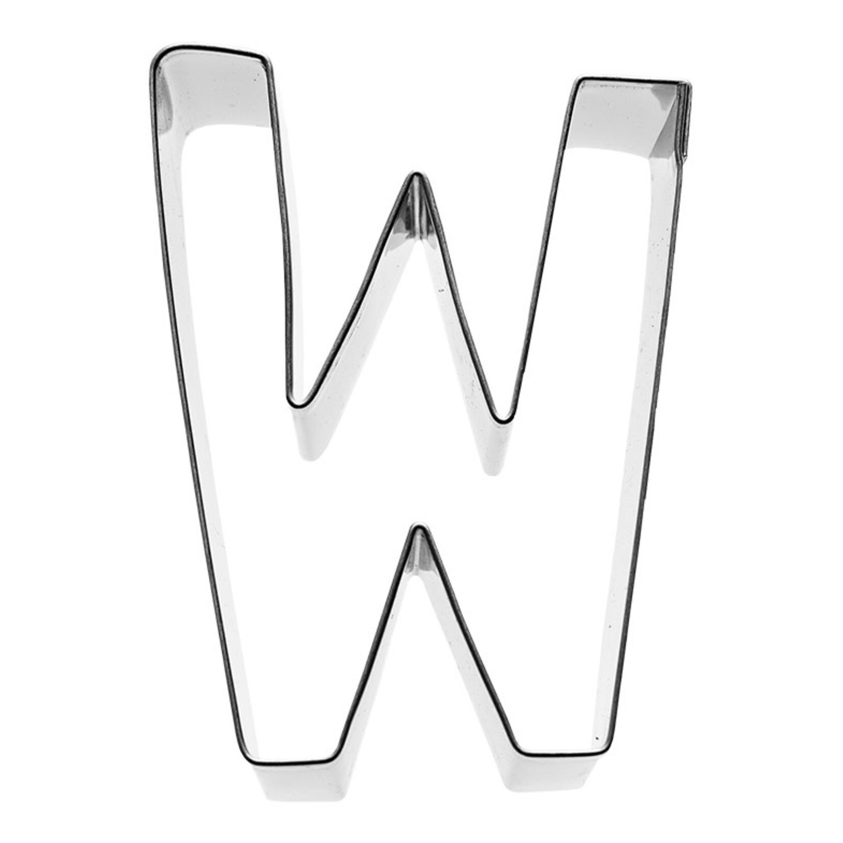 Birkmann 6 cm Koekjes uitsteker letter W Birkmann letter W koekjes uitsteker B196513