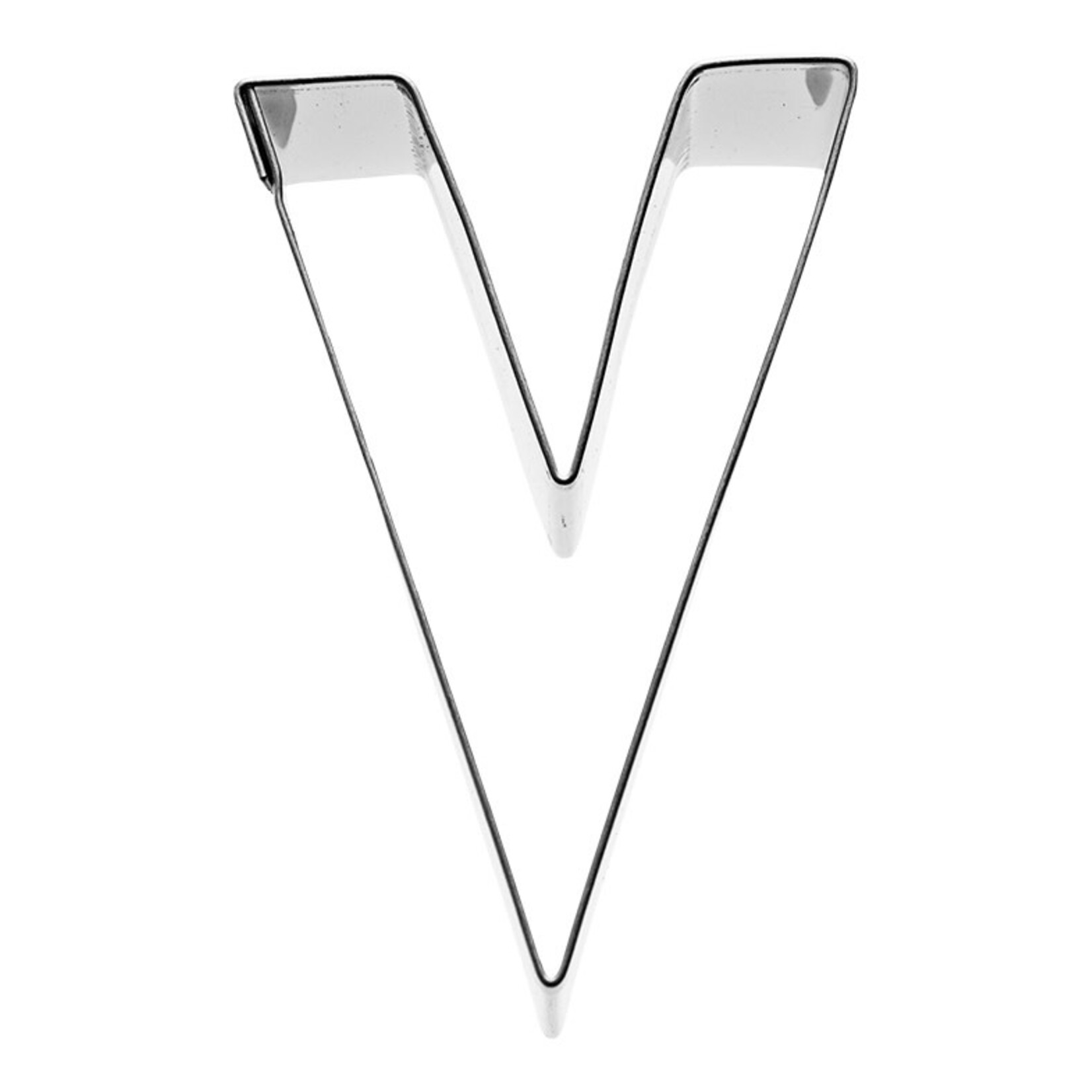 Birkmann 6 cm Koekjes uitsteker letter V Birkmann letter V koekjes uitsteker B196506