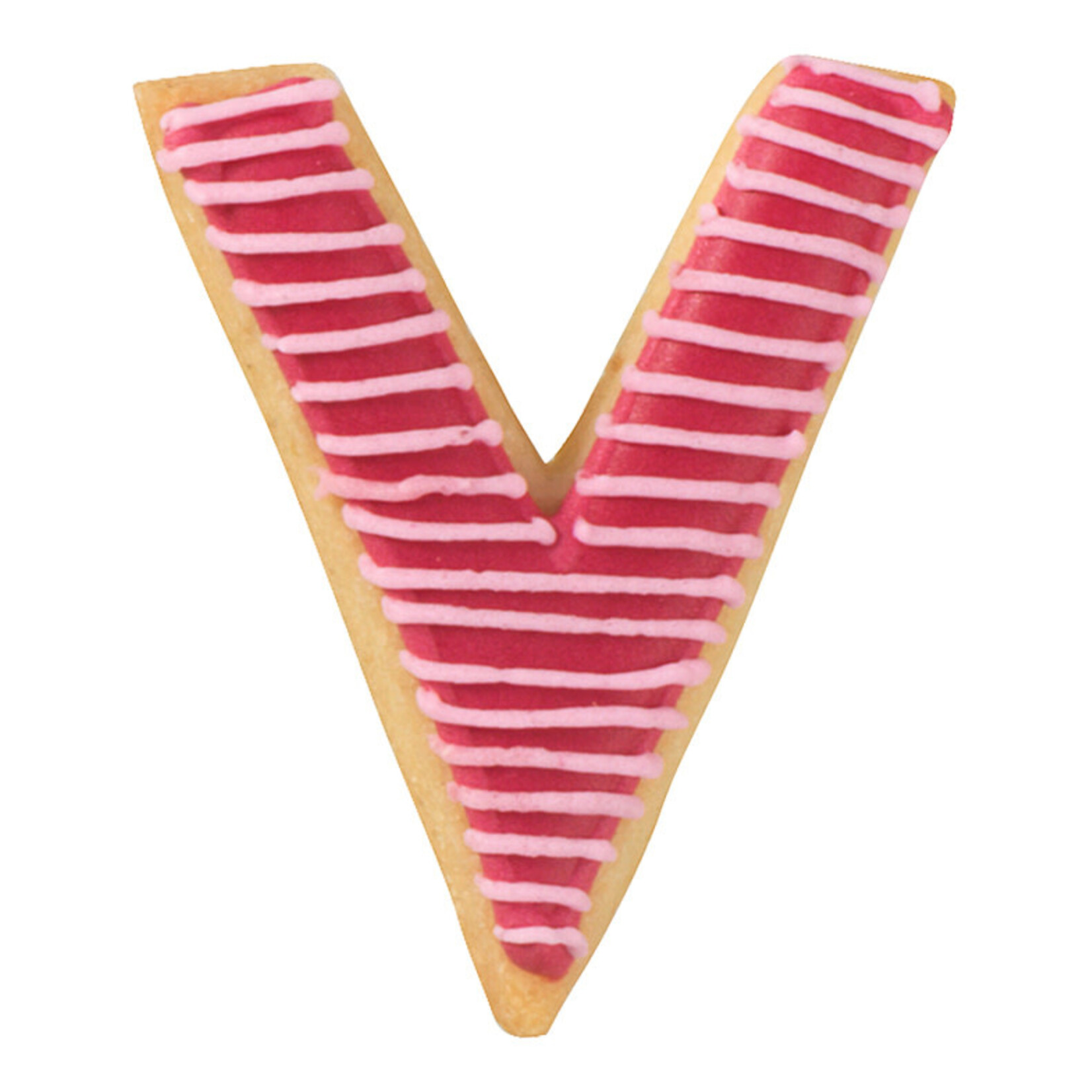 Birkmann 6 cm Koekjes uitsteker letter V Birkmann letter V koekjes uitsteker B196506