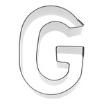 Birkmann 6 cm Koekjes uitsteker letter G Birkmann letter G koekjes uitsteker B196353