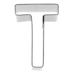 Birkmann 6 cm Koekjes uitsteker letter T Birkmann letter T koekjes uitsteker B196483