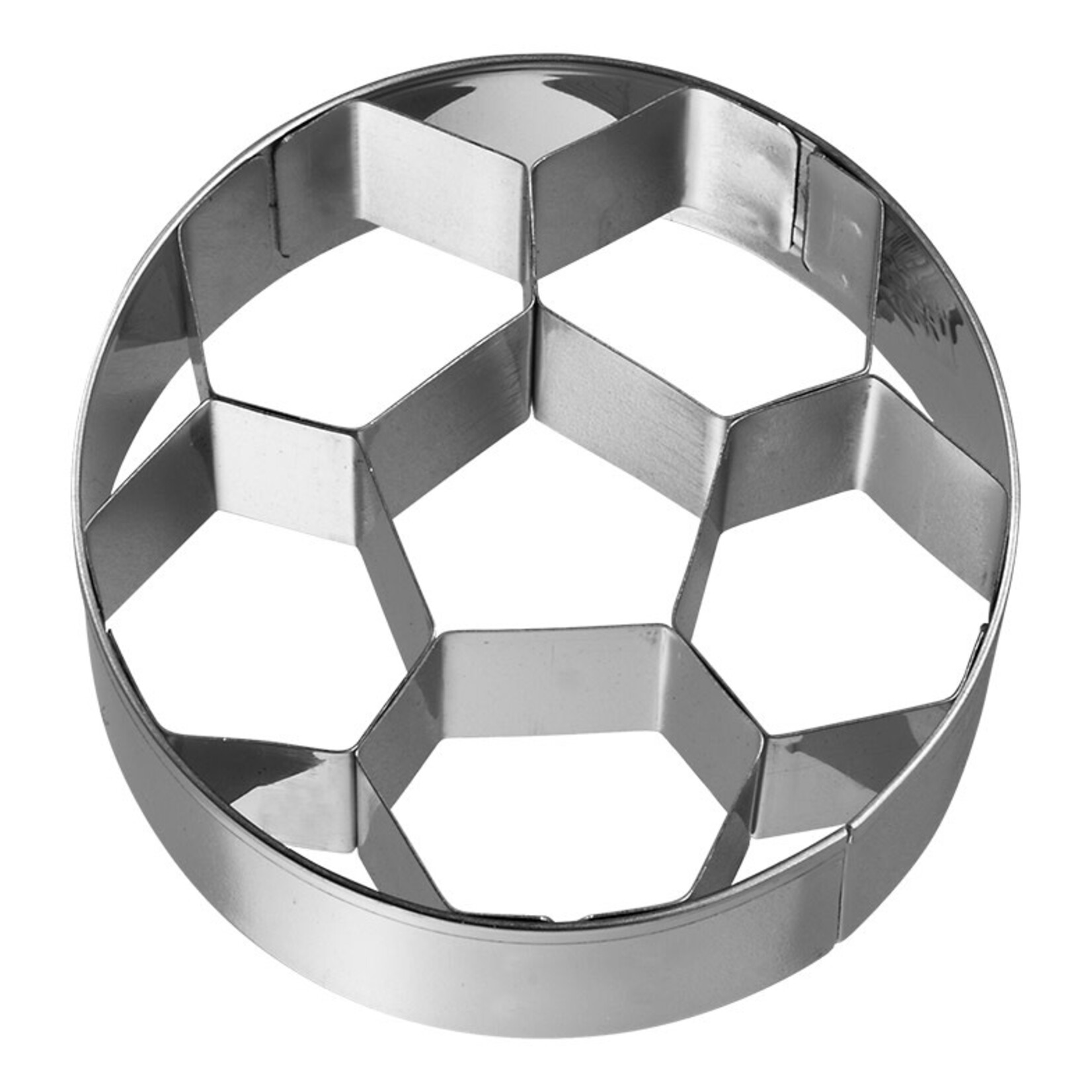 Birkmann 25x65x65 mm Koekjes uitsteker Voetbal Birkmann Voetbal bal koekjes uitsteker B195363