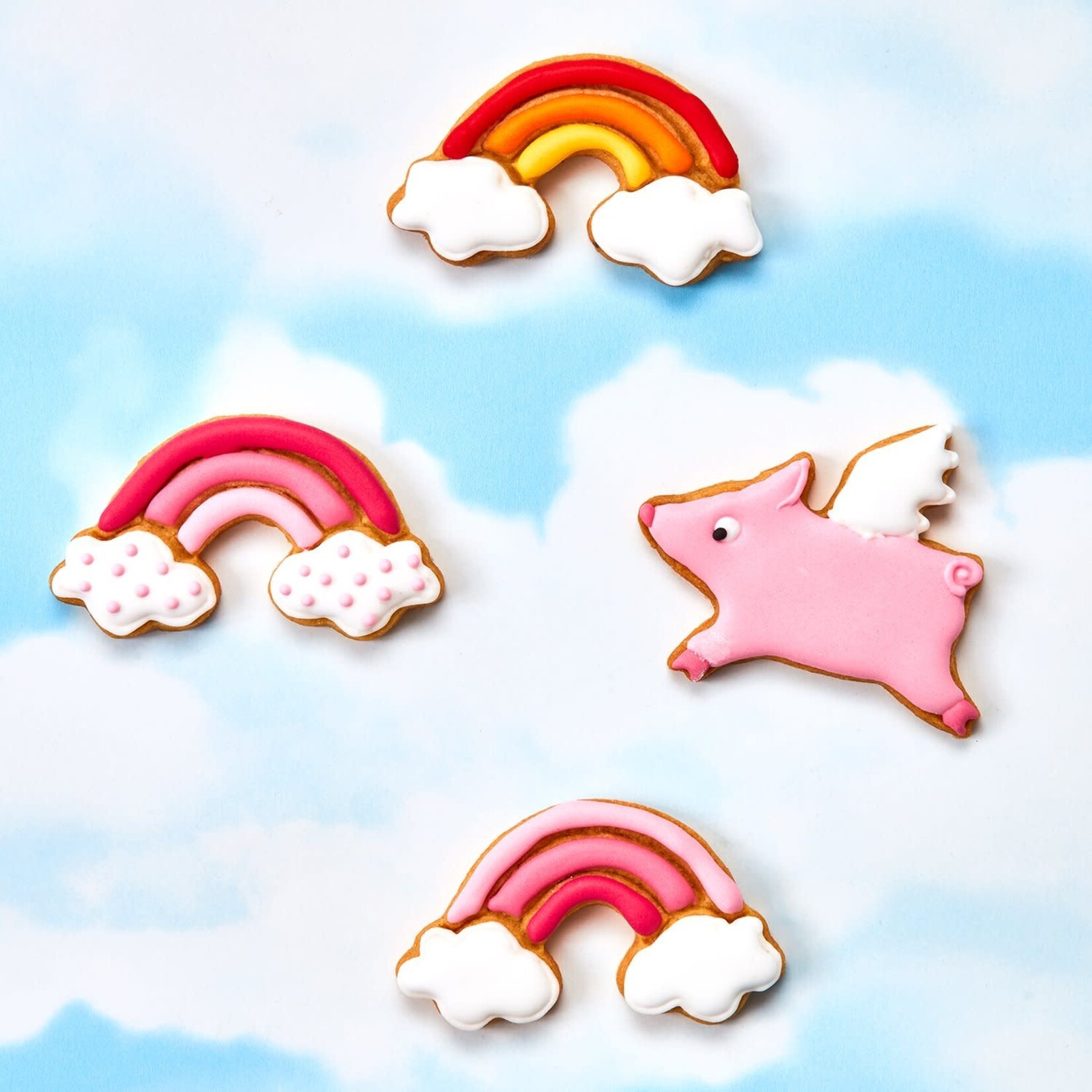 Birkmann 25x70x55 mm Koekjes uitsteker Varken met vleugels Birkmann Varken met vleugels koekjes uitsteker B189744