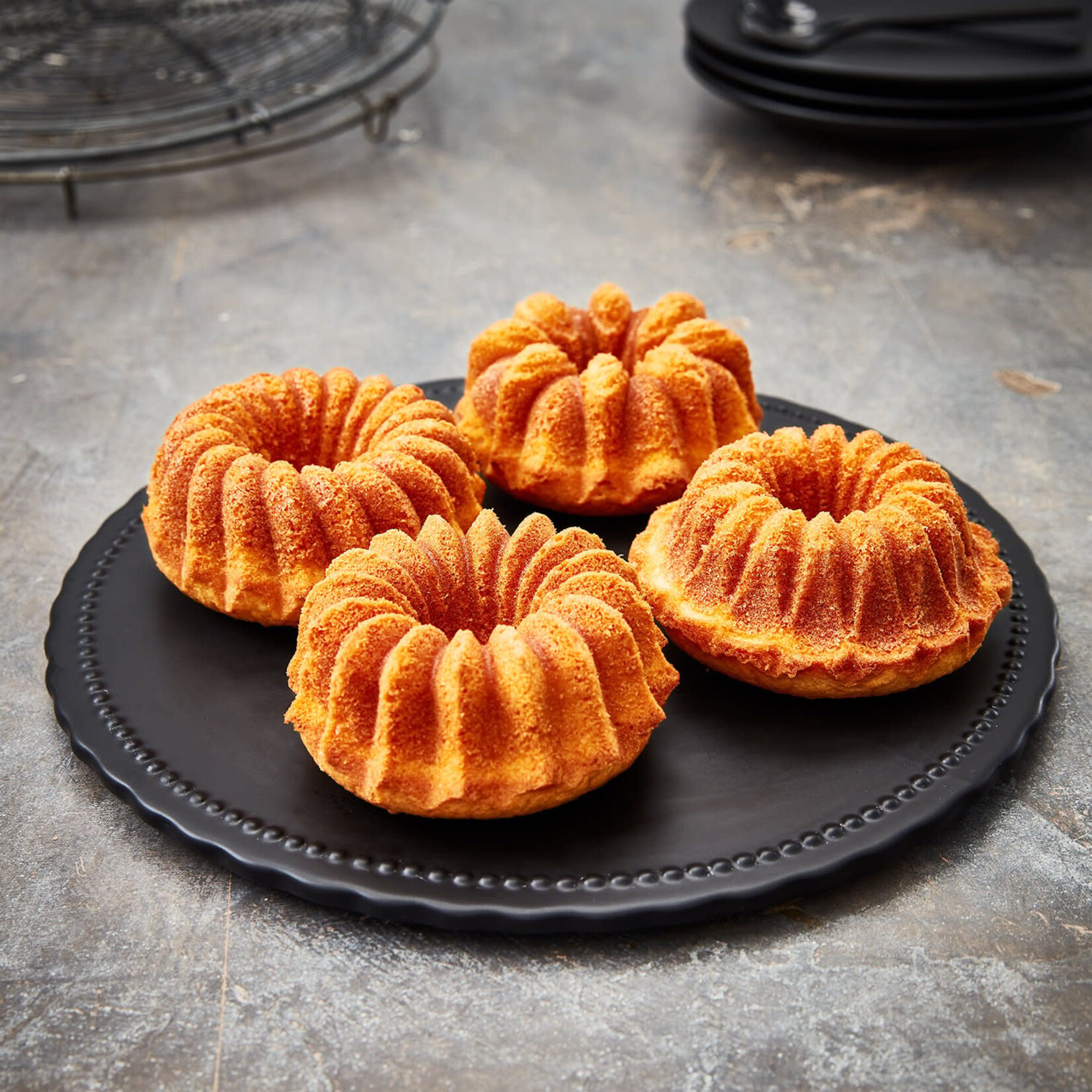 Birkmann 240x240x45 mm Contoura Belissima 4vorm  Birkmann Contoura Belissima bakvorm B887282