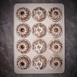 Birkmann 395x285x42 mm Contoura Violet 12vorm  Birkmann Contoura Violet bakvorm B887077