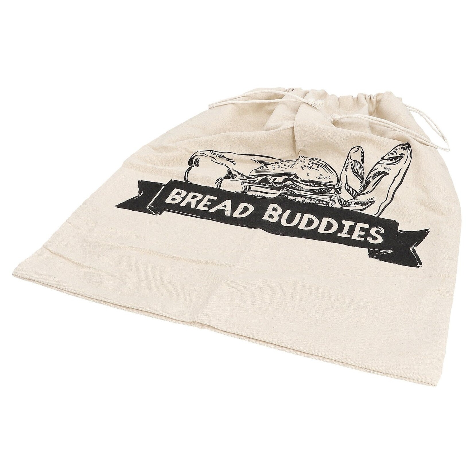 Birkmann 38x45 cm katoenen broodzak Birkmann brood bewaar zak  Bread Buddies B331419