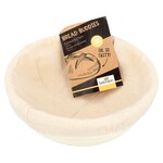 Birkmann Ø 205x90 mm ronde rijsmand met katoenen hoes Birkmann rijsmand rond  Bread Buddies B331303