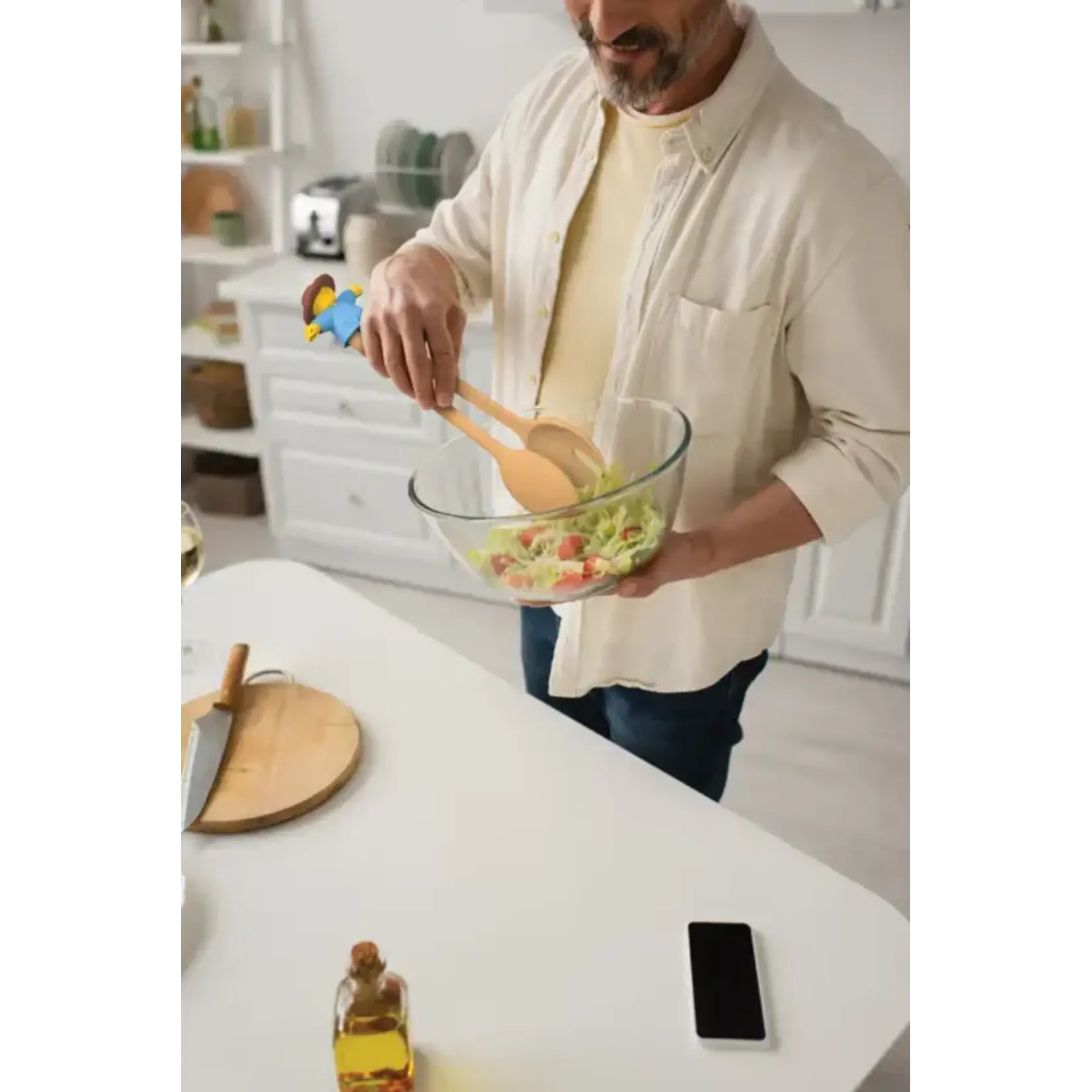 Diverse Merken Slacouvert Sal Ototo Sal salade tang slacouvert hout Ototo Fgs0137