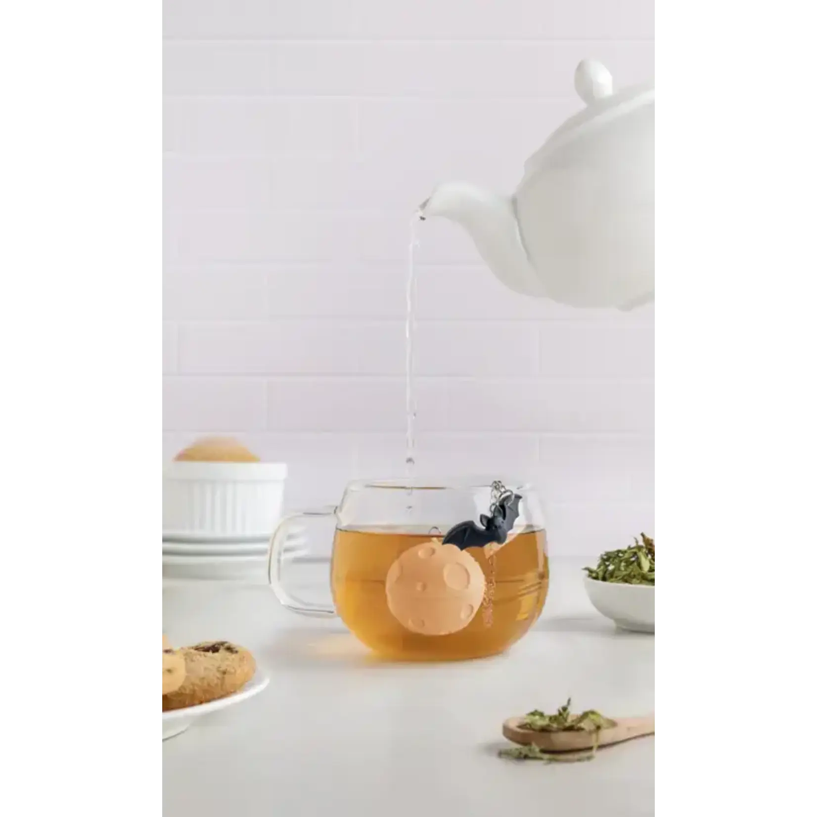 Diverse Merken thee ei Moonlit Ototo Moonlit thee filter met vleermuis Ototo 0131