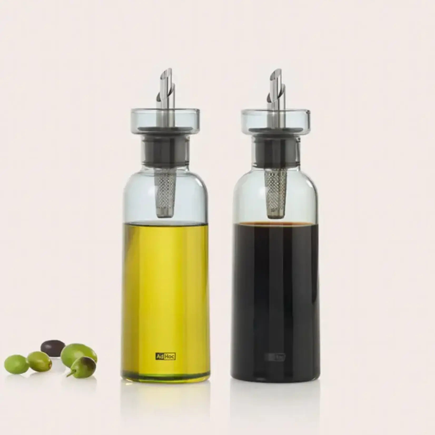 AdHoc Design AdHoc 300 ml preciseFlow olie fles AdHoc AromaPour 300 ml glas rvs Ad Hoc BZ80