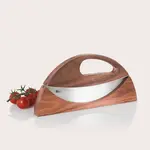 AdHoc AdHoc 198 mm wiegemes acacia rvs AdHoc Wave wiegemes met houder AdHoc KH50