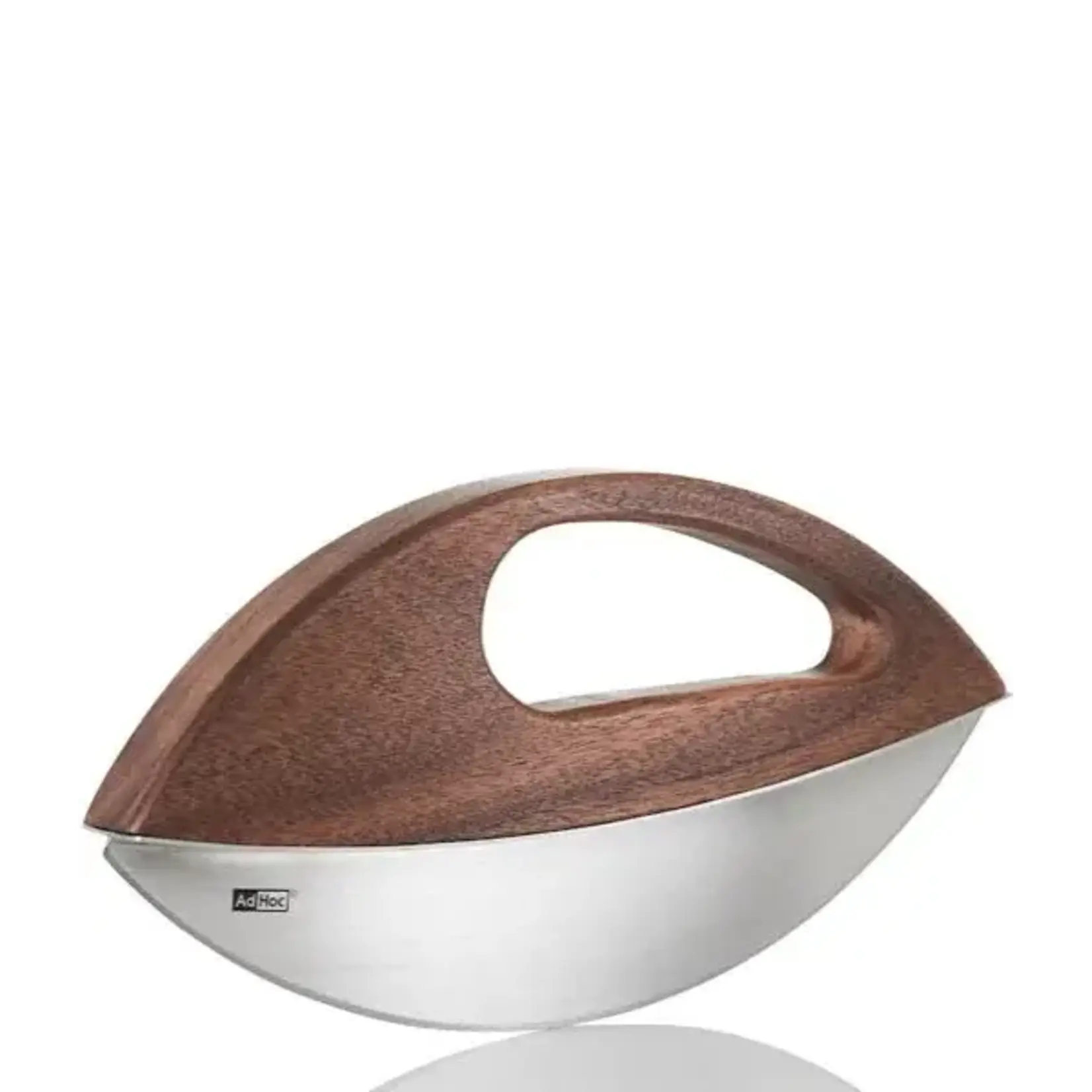 AdHoc AdHoc 198 mm wiegemes acacia rvs AdHoc Wave wiegemes met houder AdHoc KH50