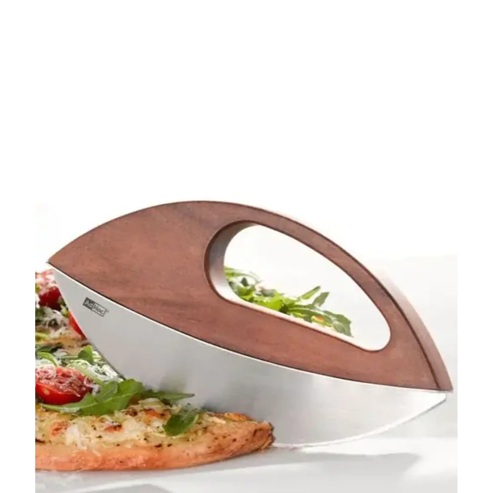 AdHoc AdHoc 198 mm wiegemes acacia rvs AdHoc Wave wiegemes met houder AdHoc KH50