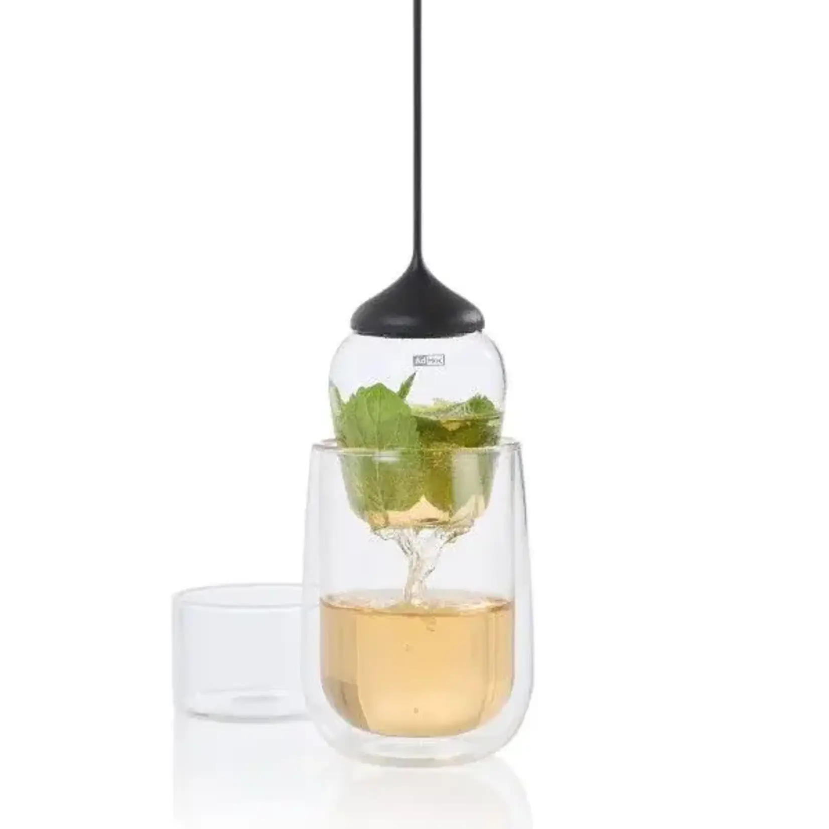 AdHoc Design AdHoc Fusion XL glazen thee ei met houder AdHoc Fusion XL Ø 7 cm thee ei AdHoc TE95