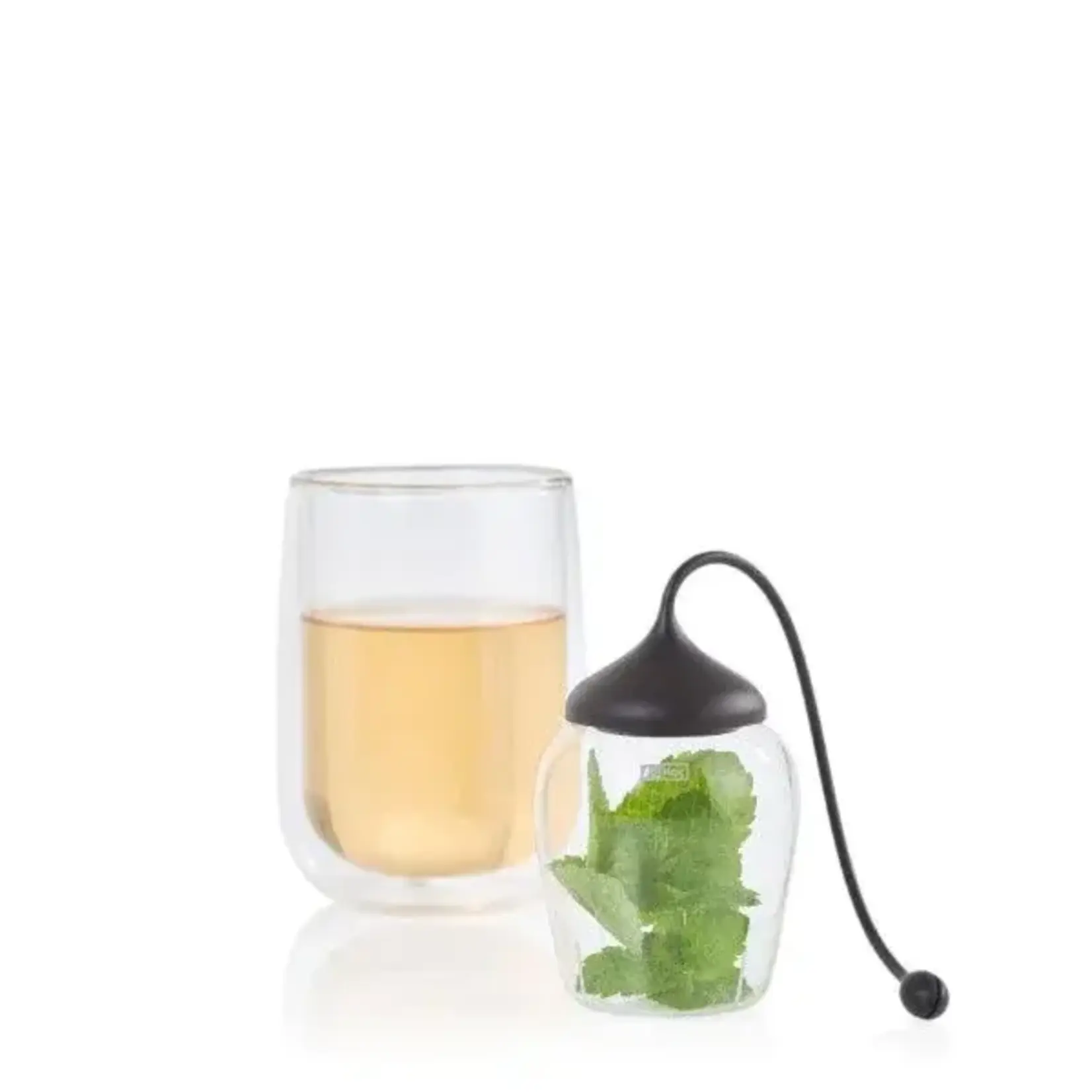 AdHoc Design AdHoc Fusion XL glazen thee ei met houder AdHoc Fusion XL Ø 7 cm thee ei AdHoc TE95