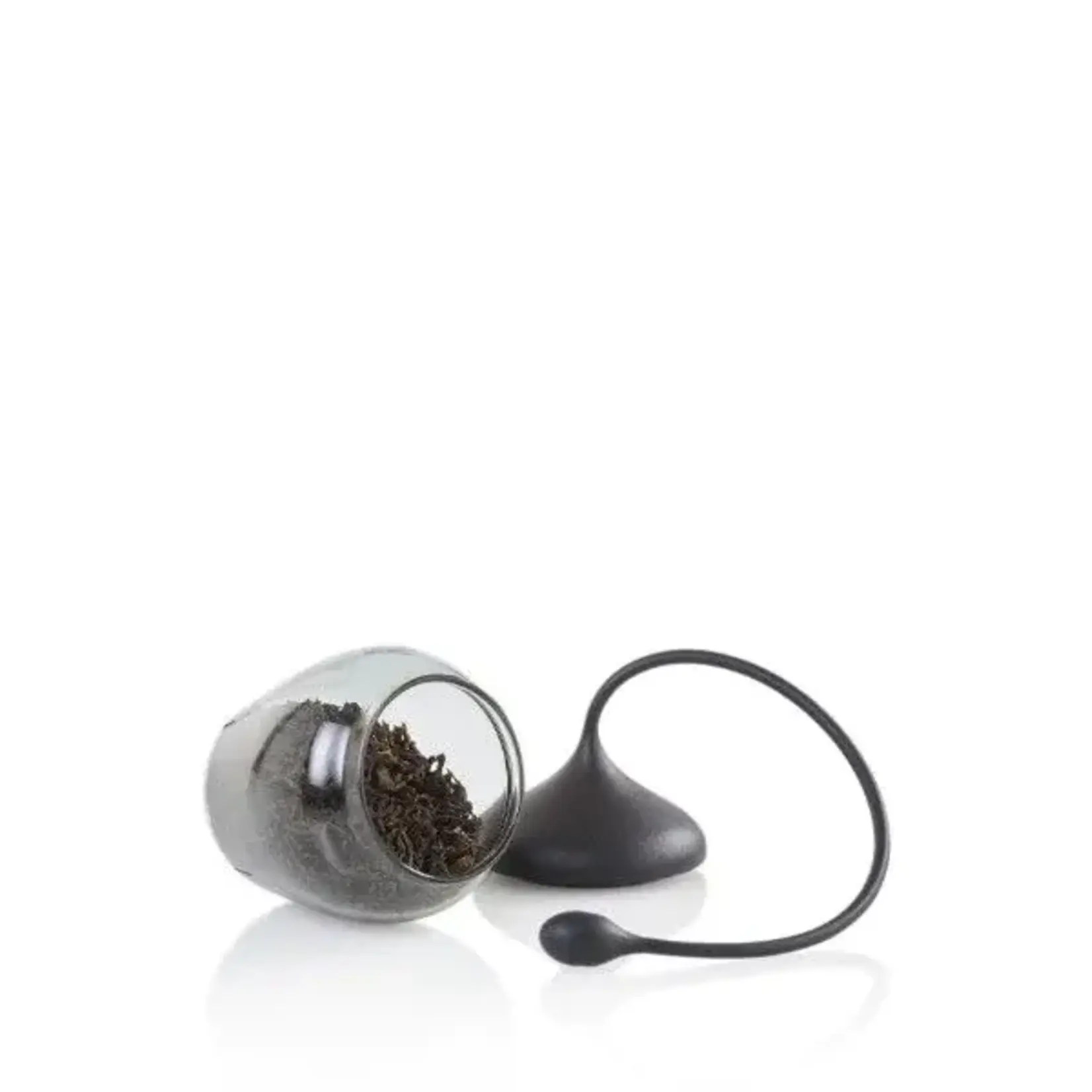 AdHoc Design AdHoc Fusion  grijs glazen thee ei met houder AdHoc Fusion Ø 6 cm thee ei AdHoc TE96