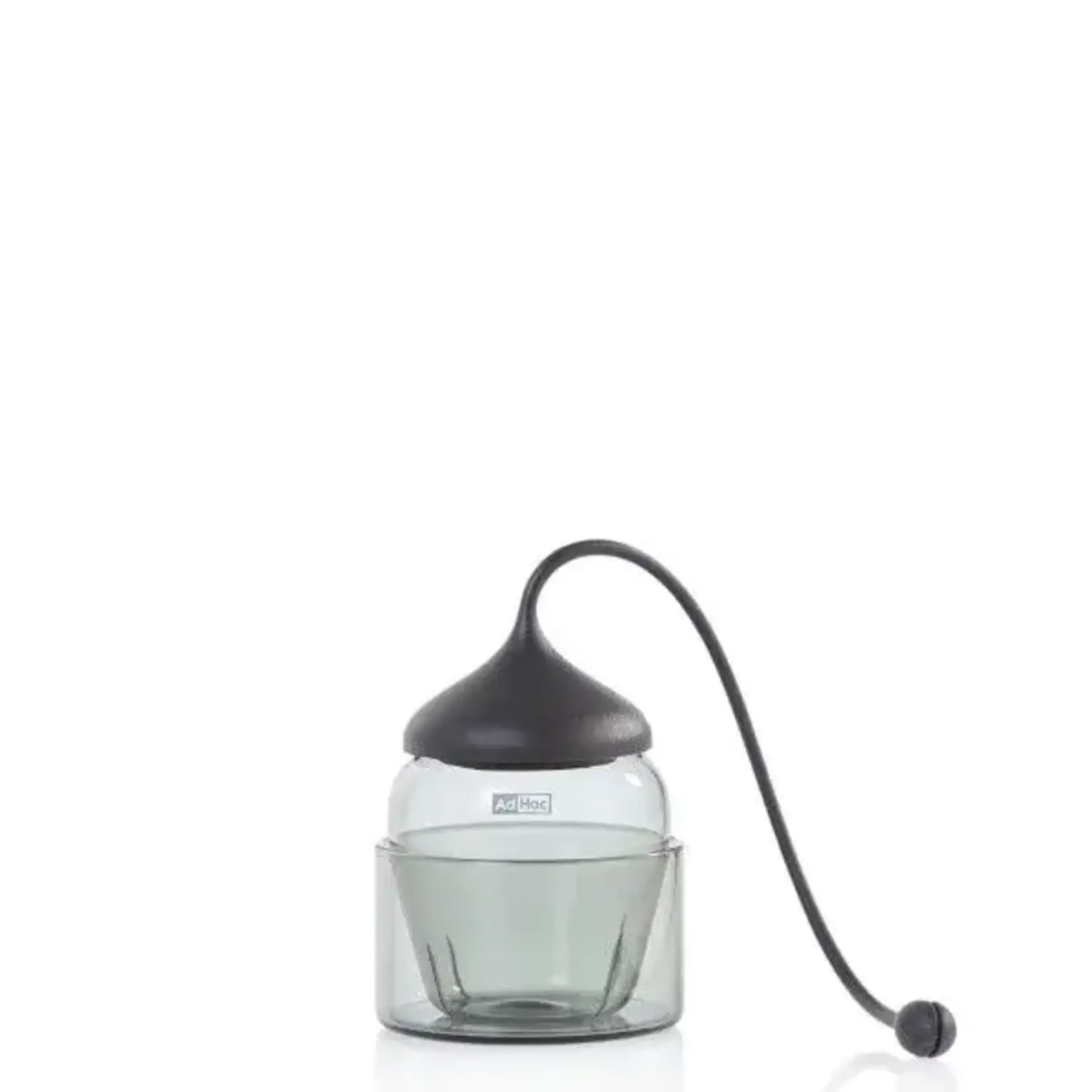 AdHoc Design AdHoc Fusion  grijs glazen thee ei met houder AdHoc Fusion Ø 6 cm thee ei AdHoc TE96