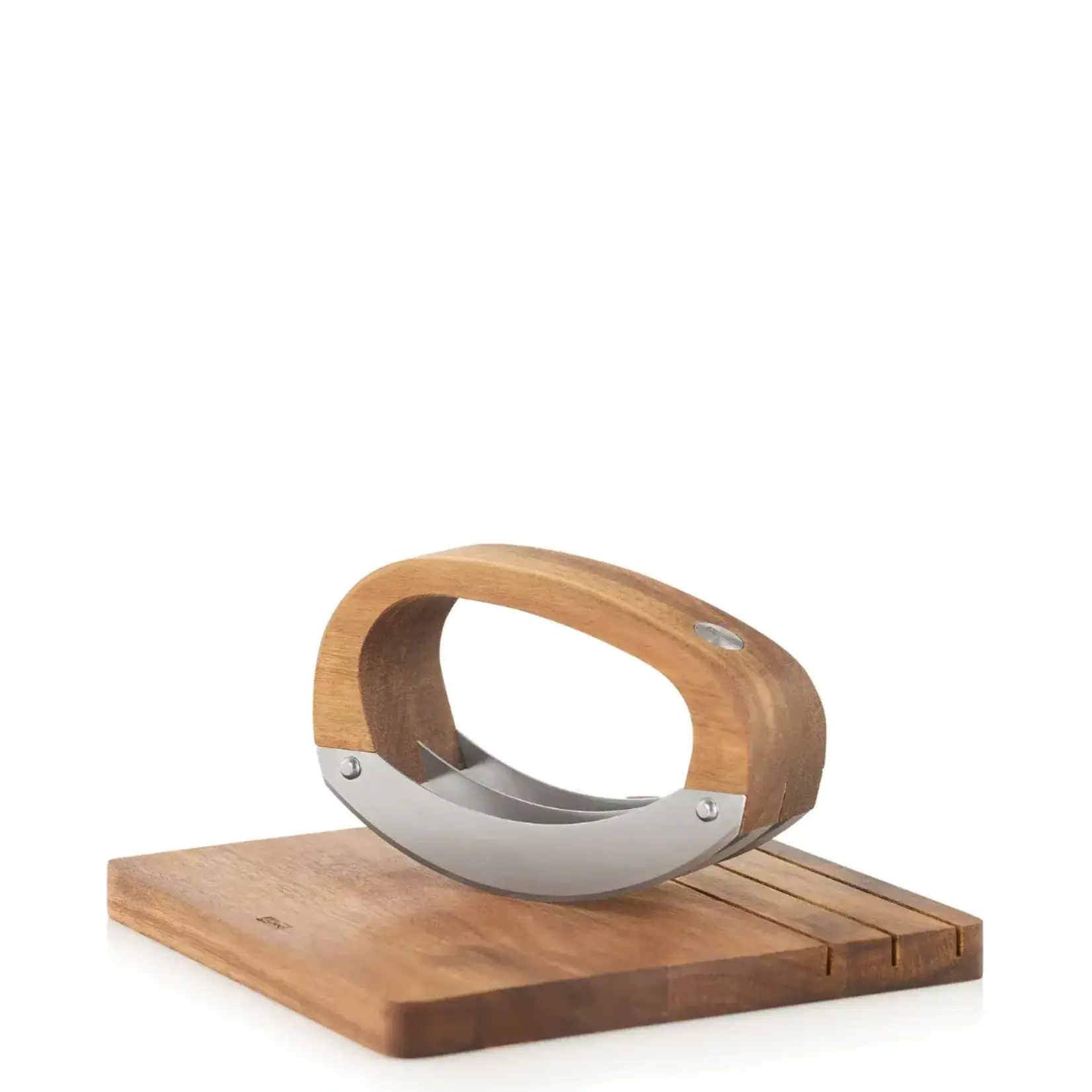 AdHoc Design AdHoc Wiegemes met plank AdHoc RoccaVerde wiegemes met acacia plank Ad Hoc GC02