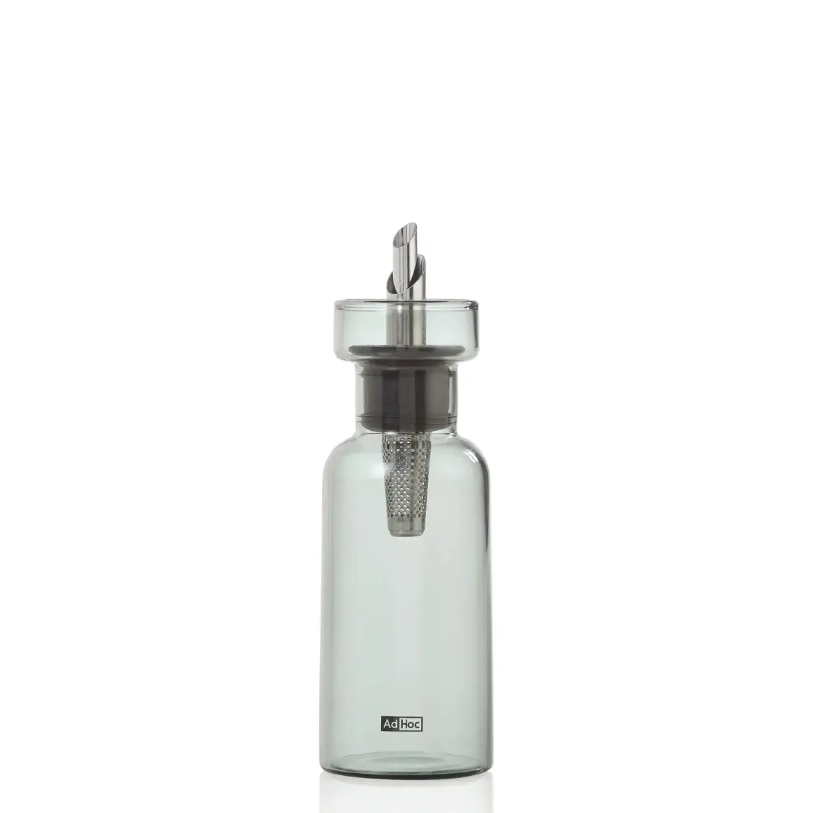 AdHoc AdHoc 120 ml preciseFlow olie fles AdHoc AromaPour 120 ml grijs glas + rvs Ad Hoc BZ75
