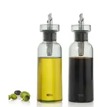 AdHoc Design AdHoc set-2 300 ml preciseFlow olie fles AdHoc AromaPour 300 ml set-2 grijs glas + rvs Ad Hoc BZ77