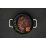 Combekk, Nederlands design  gietijzeren pannen uit gerecycled materiaal. 24 cm Sand gietijzeren koekenpan Combekk sous-chef serveerpan gietijzer 24 cm zand Combekk 192124sa