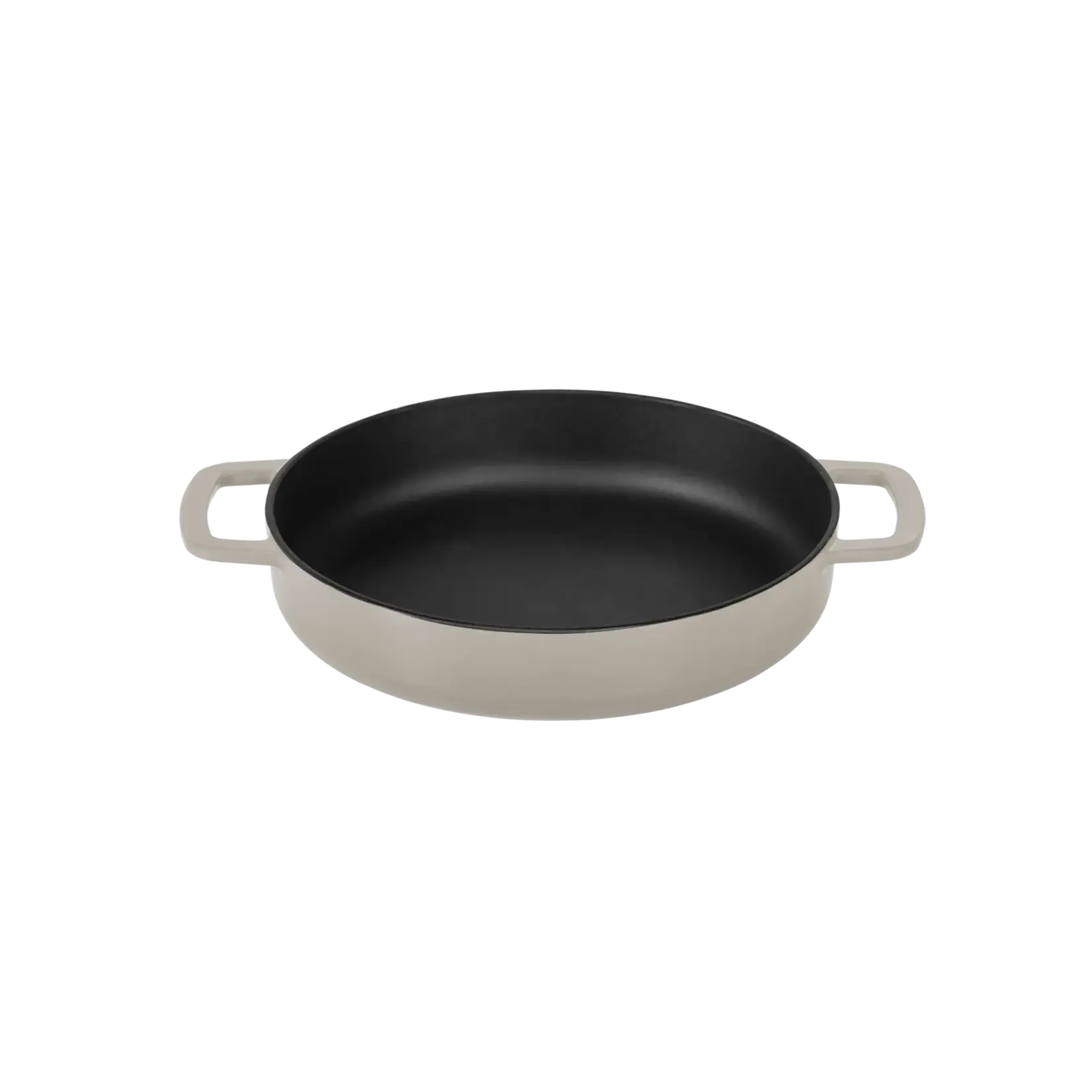 Combekk, Nederlands design  gietijzeren pannen uit gerecycled materiaal. 24 cm Sand gietijzeren koekenpan Combekk sous-chef serveerpan gietijzer 24 cm zand Combekk 192124sa